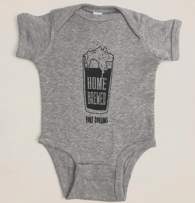 Home Brewed Onsie Fort Collins baby