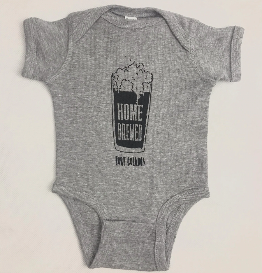 Home Brewed Onsie Fort Collins baby