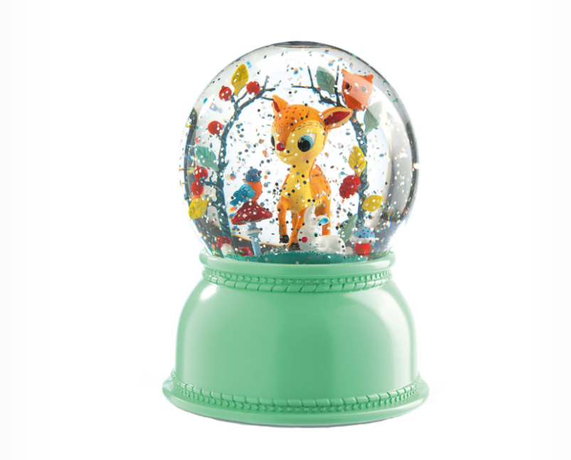 SNOW GLOBE LIGHT FAWN