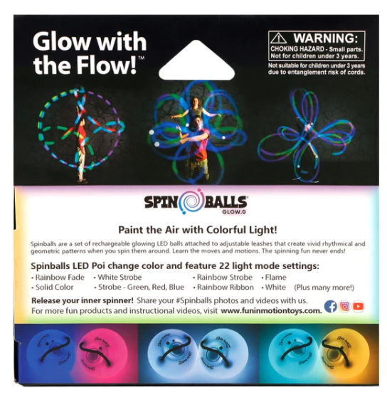 Spin Balls LED Poi