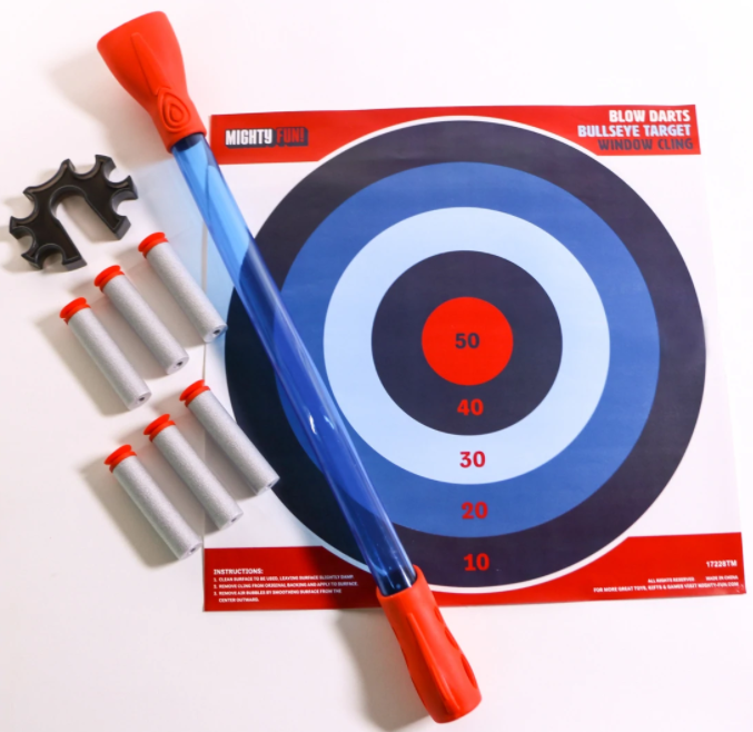Blow Darts Target Set