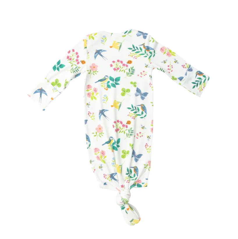 GOWN KNOTTED - GARDEN BIRDS