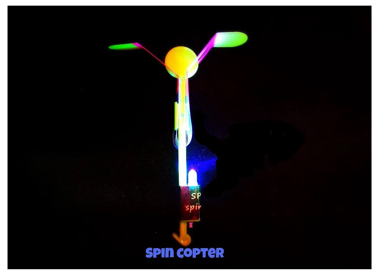 Spin-Copter Helicopter Slingshot