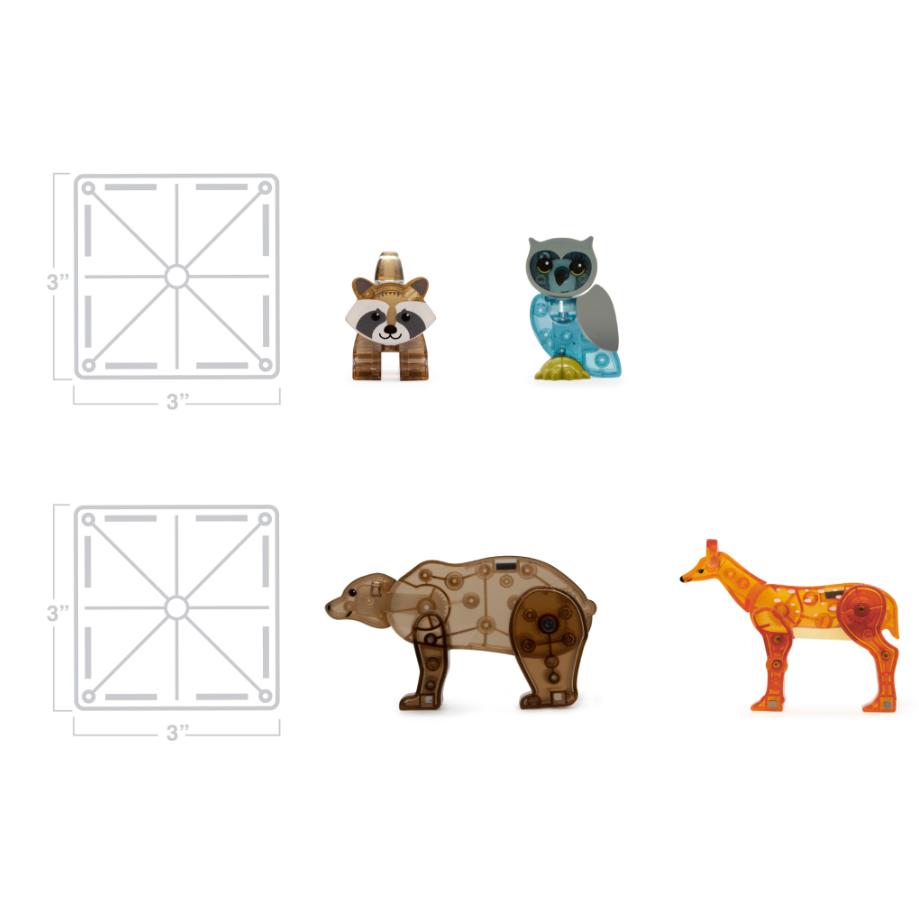 MAGNA TILES FOREST ANIMALS 25 PC