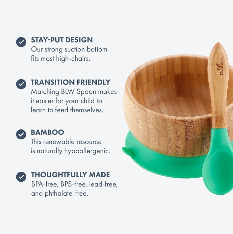 BOWL & SPOON BAMBOO SUCTION