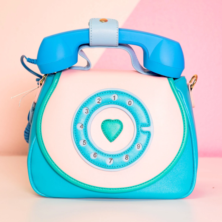 Telephone Design Glitter Shoulder Bag Stylish Chain Bag - Temu