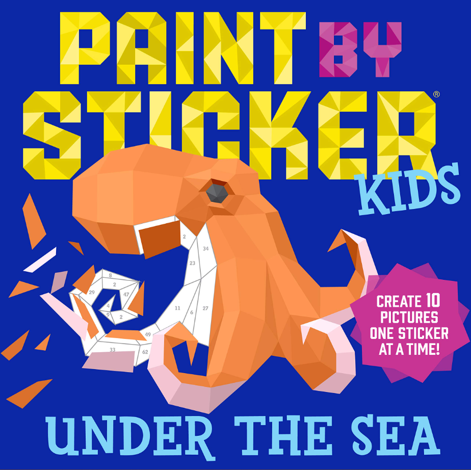 PAINT BY STICKER: UNDER THE SEA
