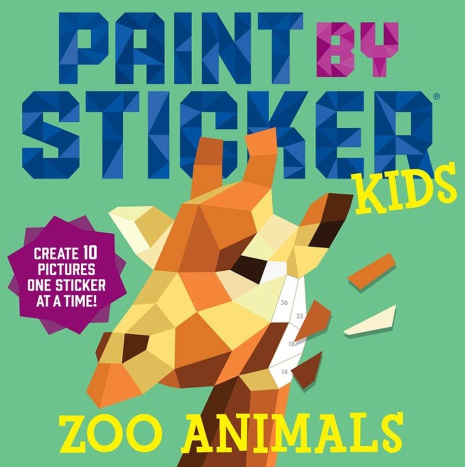 PAINT BY STICKER: ZOO ANIMALS