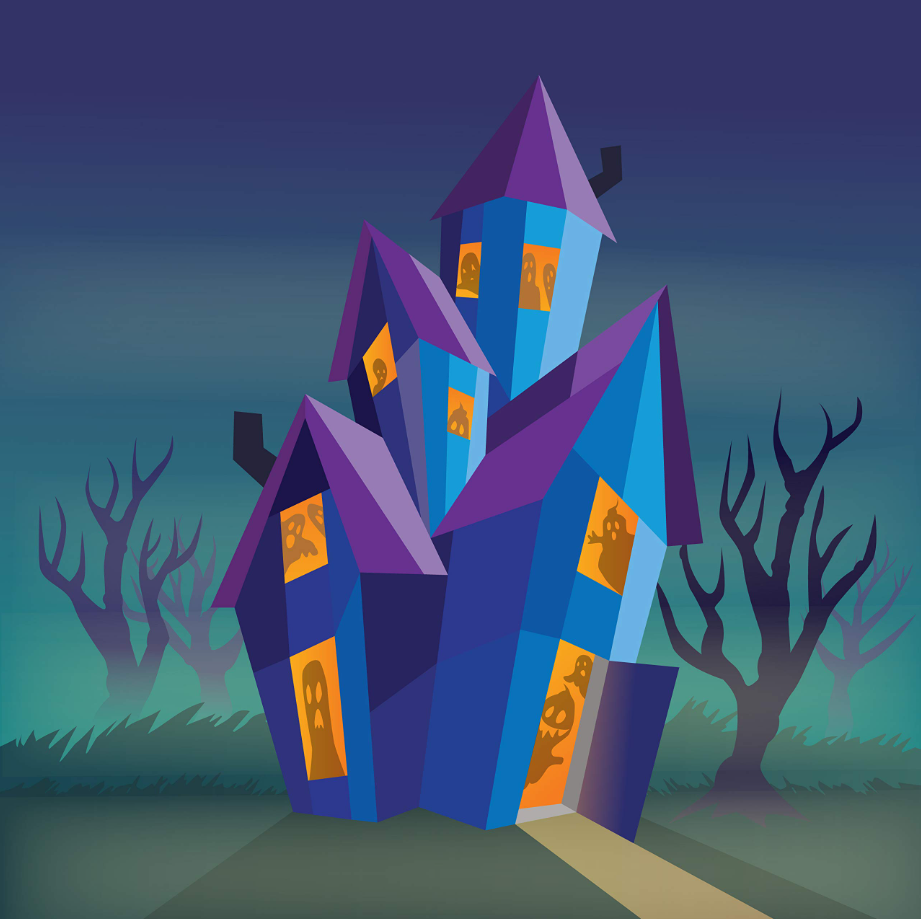 PAINT BY STICKERS:  HALLOWEEN  ACTV