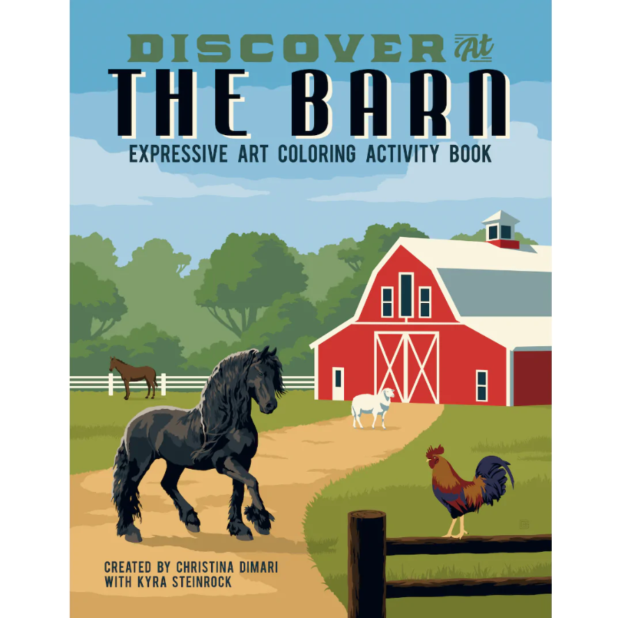 COLORING BOOK DISCOVER THE BARN