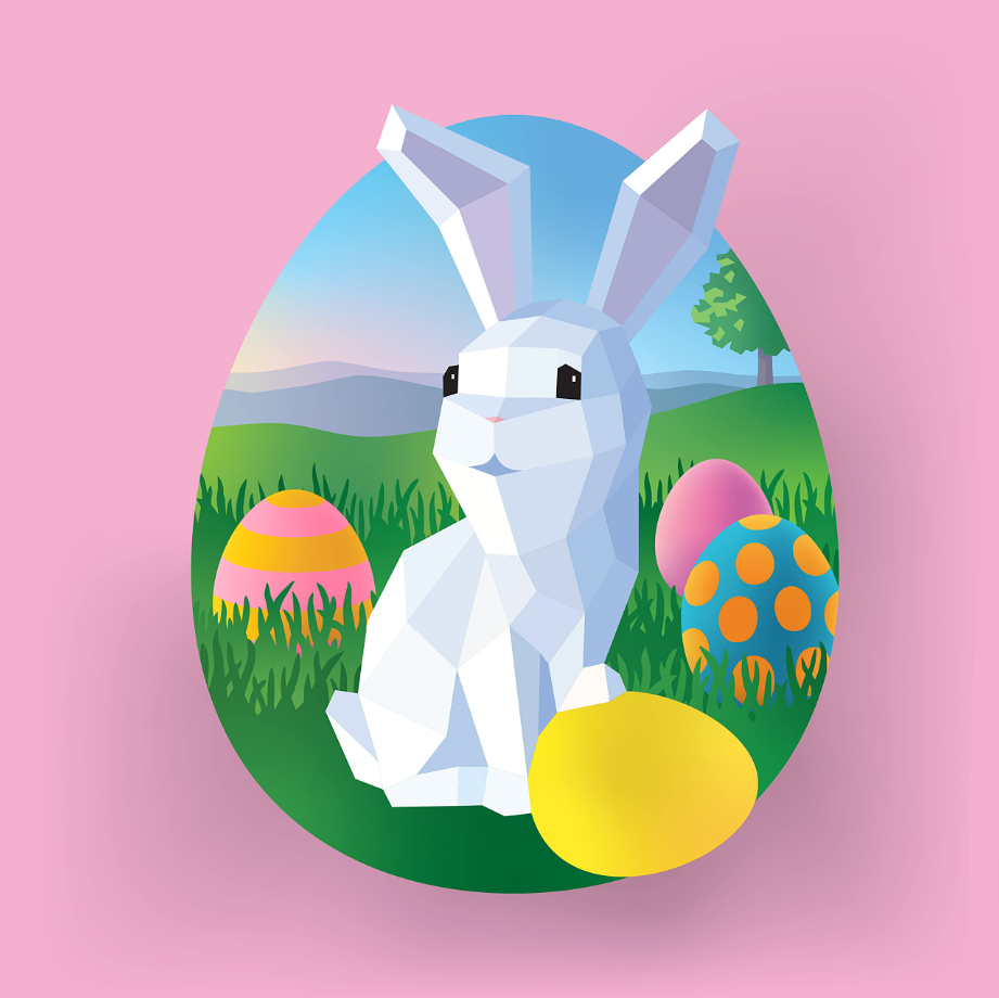 PAINT BY STICKERS:  EASTER  ACTV