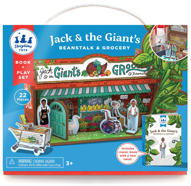 JACK AND THE GIANT BEANSTALK PLAYSET AND BOOK