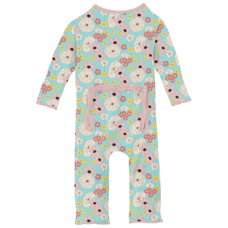 COVERALL ZIP RUFFLE