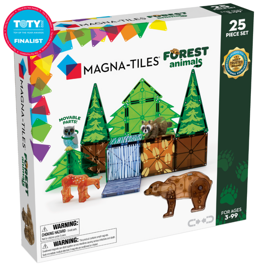 MAGNA TILES FOREST ANIMALS 25 PC